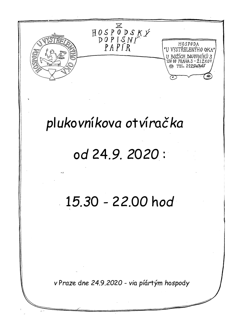 otviračka 1.7.2020